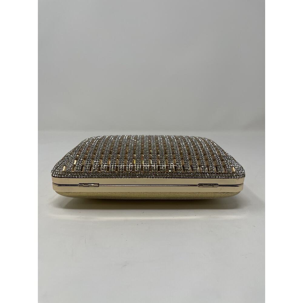 D'Margeaux evening clutch with gold and crystal stripes‎ - Picture 8 of 11